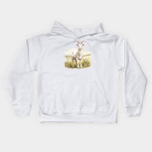 White Goat Kids Hoodie